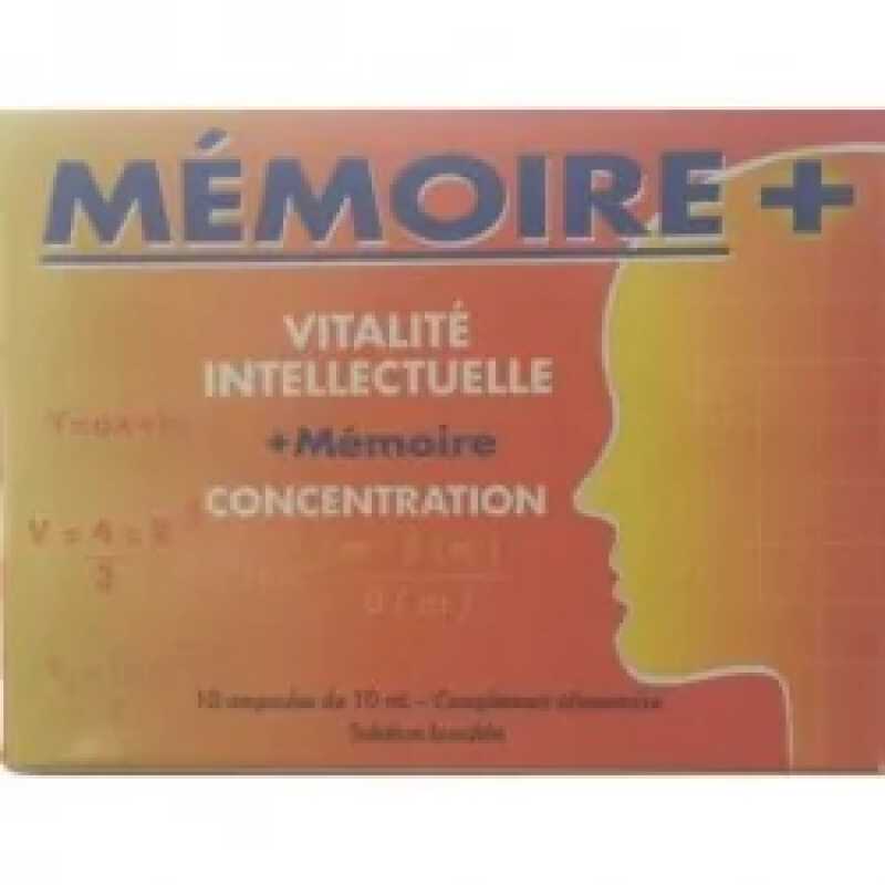 MEMOIRE PLUS BOITE DE 10 AMPOULES BUVABLES
