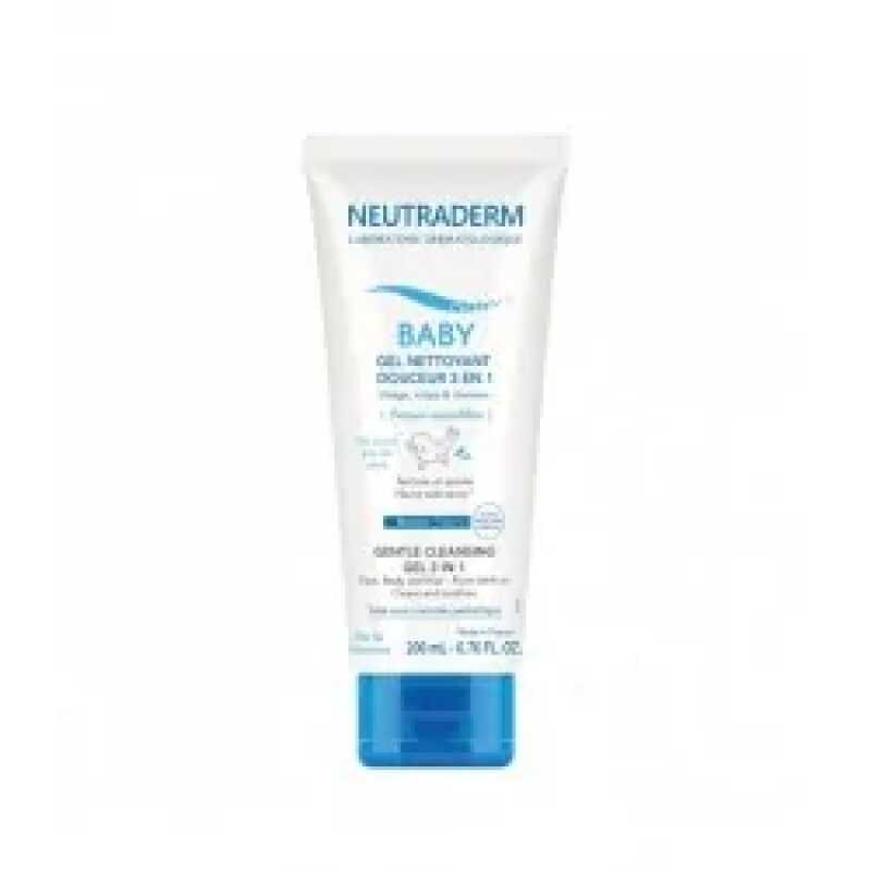NEUTRADERM BABY GEL NETTOYANT DOUCEUR 3 EN 1 - 200ML