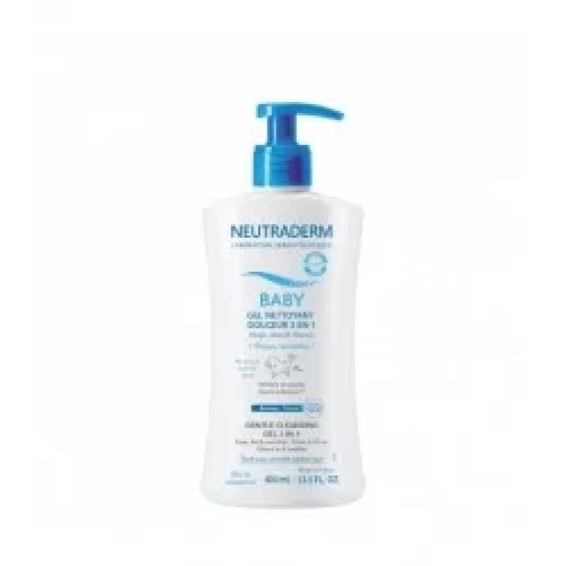 NEUTRADERM BABY GEL NETTOYANT DOUCEUR 3 EN 1 - 400ML