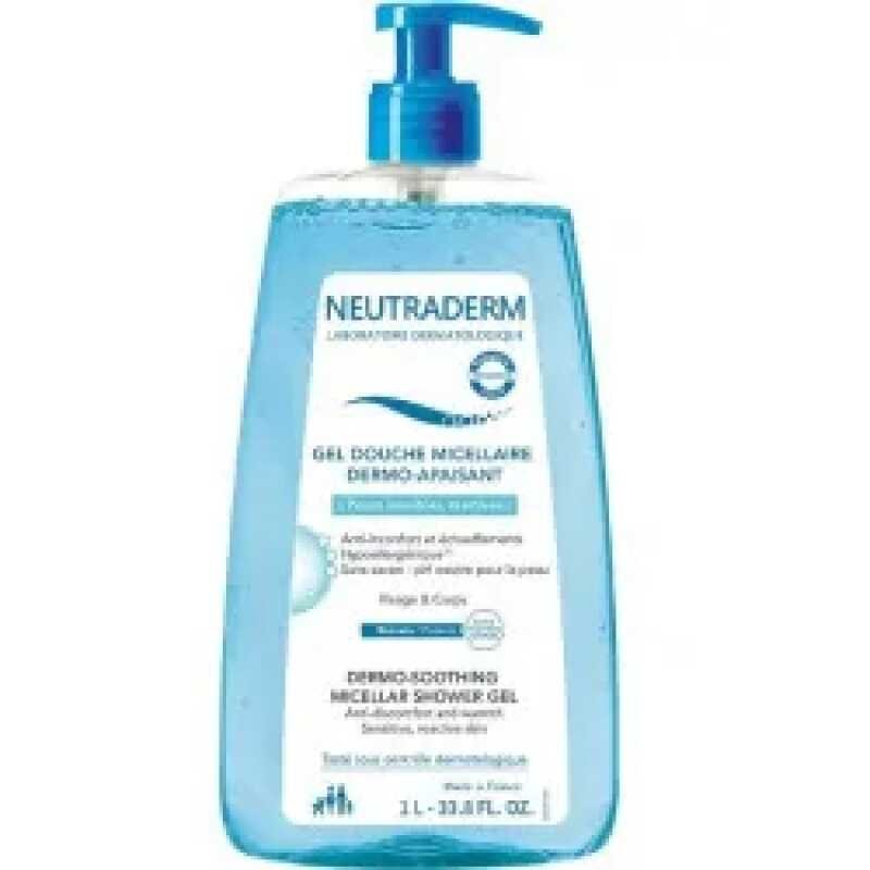 NEUTRADERM GEL DOUCHE MICELLAIRE POMPE 1L