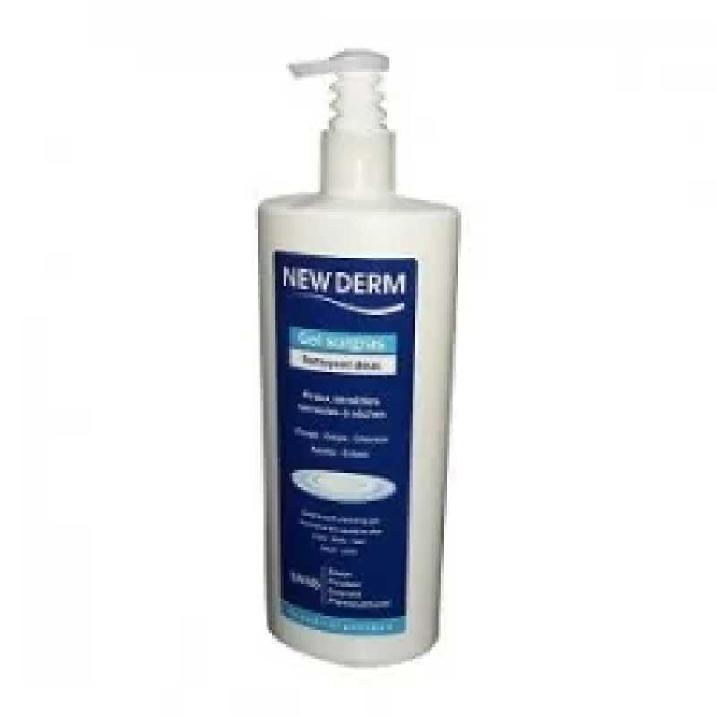 NEWDERM GEL SURGRAS NETTOYANT DOUX PEAUX SENSIBLES NORMALES A SECHES 500 ML