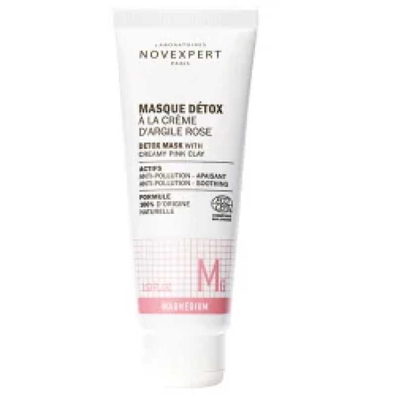 NOVEXPERT MASQUE DETOX A LA CREME D’ARGILE ROSE 75 ML
