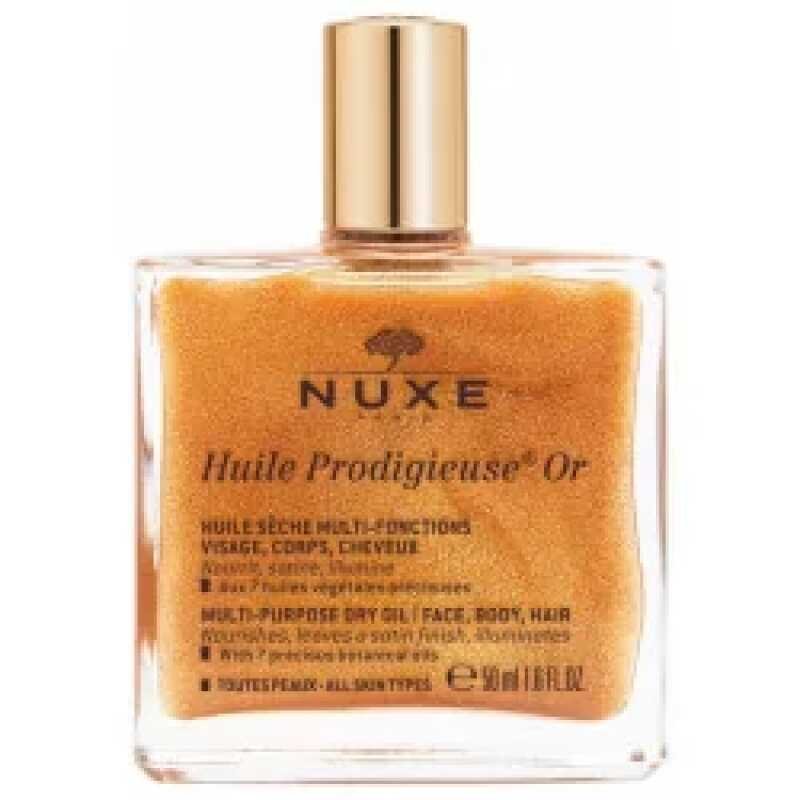 NUXE HUILE PRODIGIEUSE OR 50ml Soin Multi-Fonctions - Visage, Corps, Cheveux