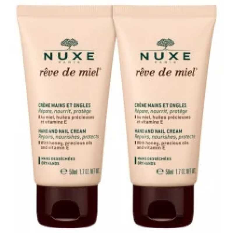 NUXE Reve de Miel - Creme Mains et Ongles 2X50ml