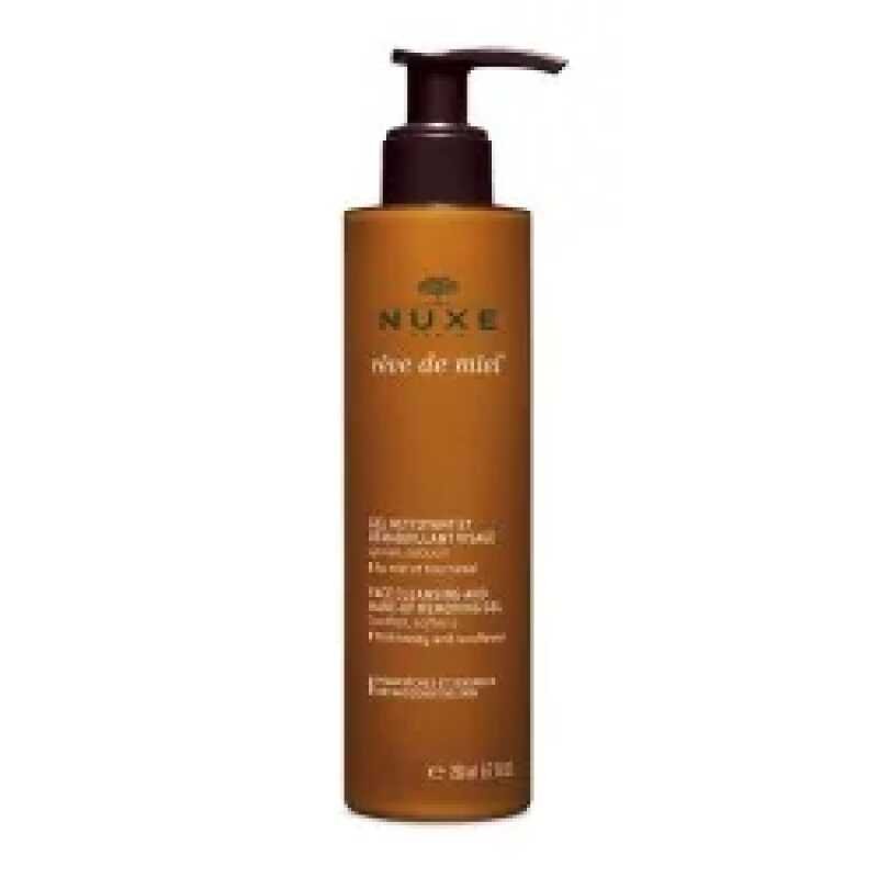 NUXE REVE DE MIEL GEL NETTOYANT ET DEMAQUILLANT 200ml Peaux Seches Et Sensibles