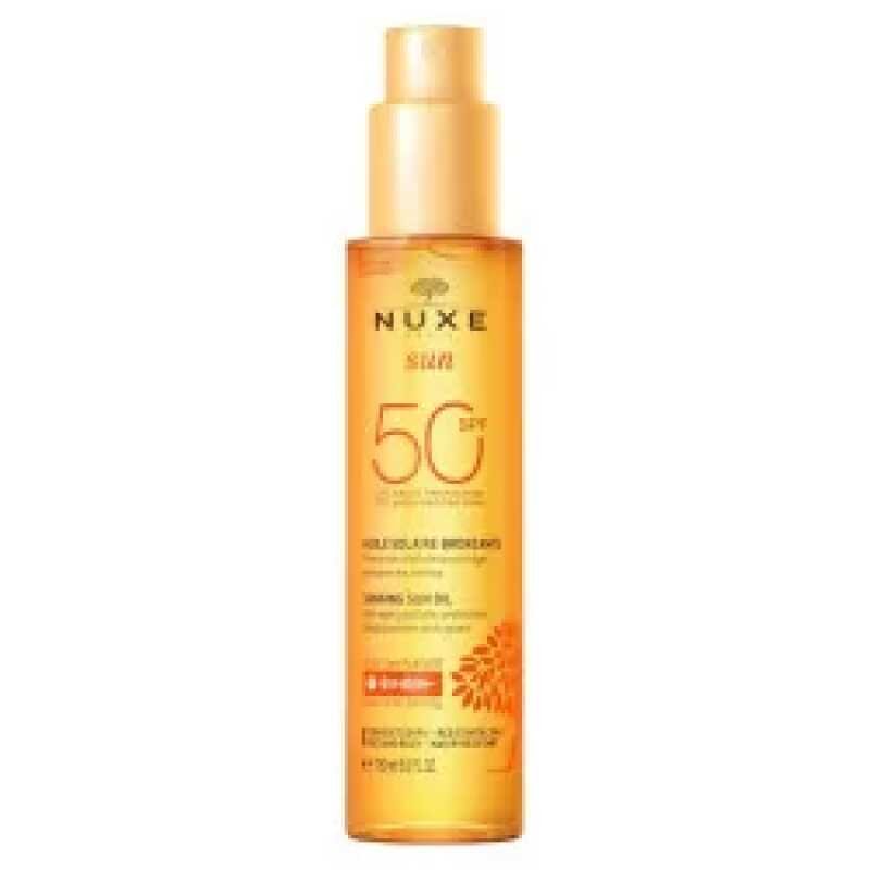Nuxe Sun Huile Solaire Bronzante Haute Protection Spf50 – 150ml