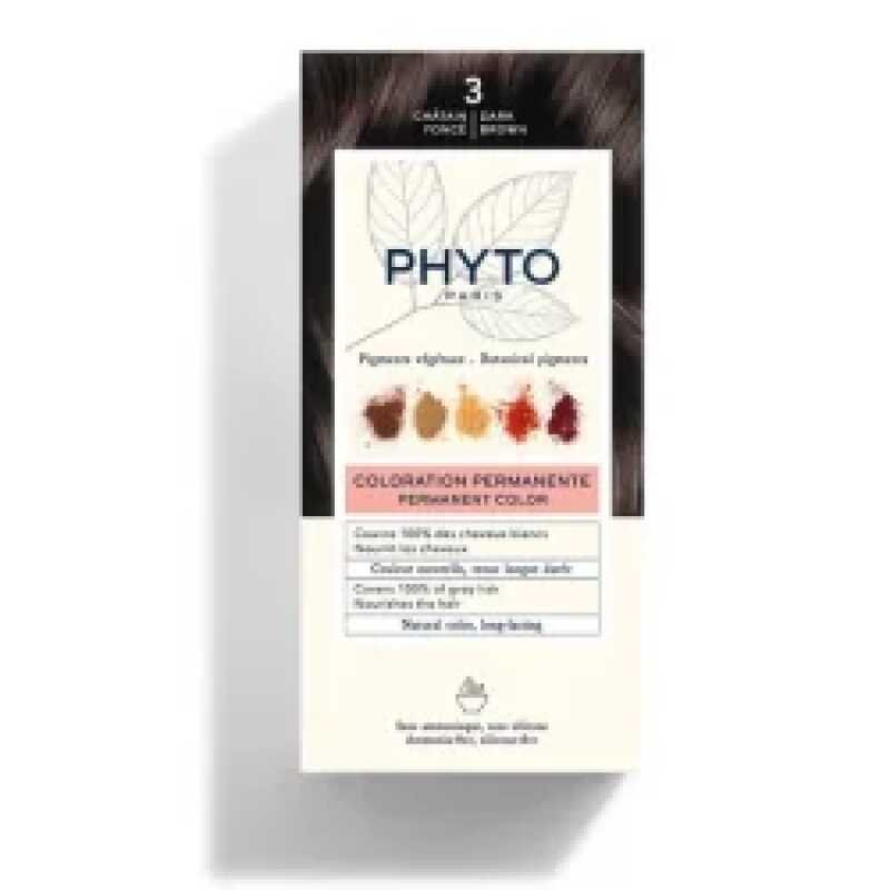 PHYTO COLORATION 3 CHATAIN FONCE