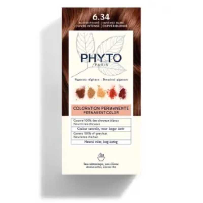 PHYTO COLORATION 6.34 Blond Fonce Cuivre