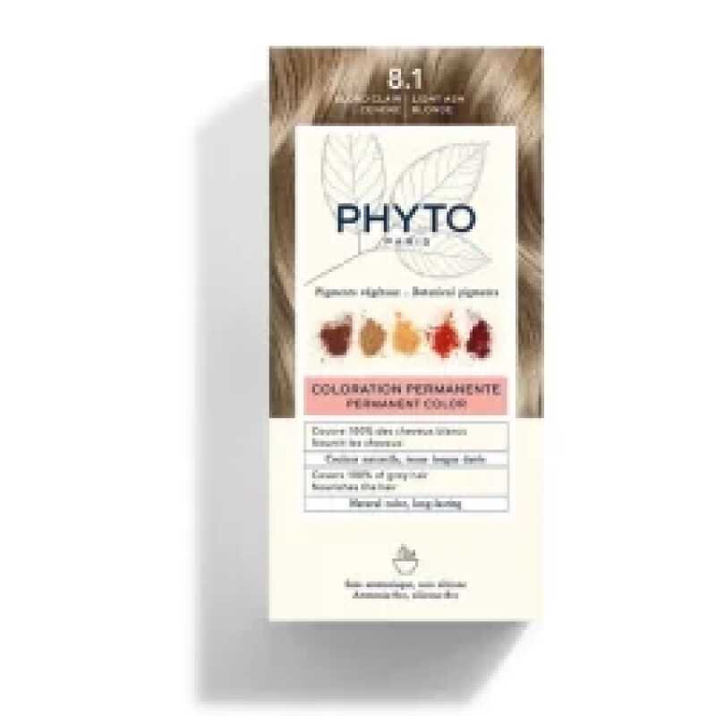 PHYTO COLORATION 8.1 BLOND CLAIR CENDRE