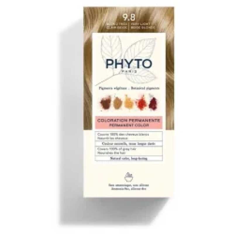 PHYTO COLORATION 9.8 BLOND TRES CLAIR BEIGE