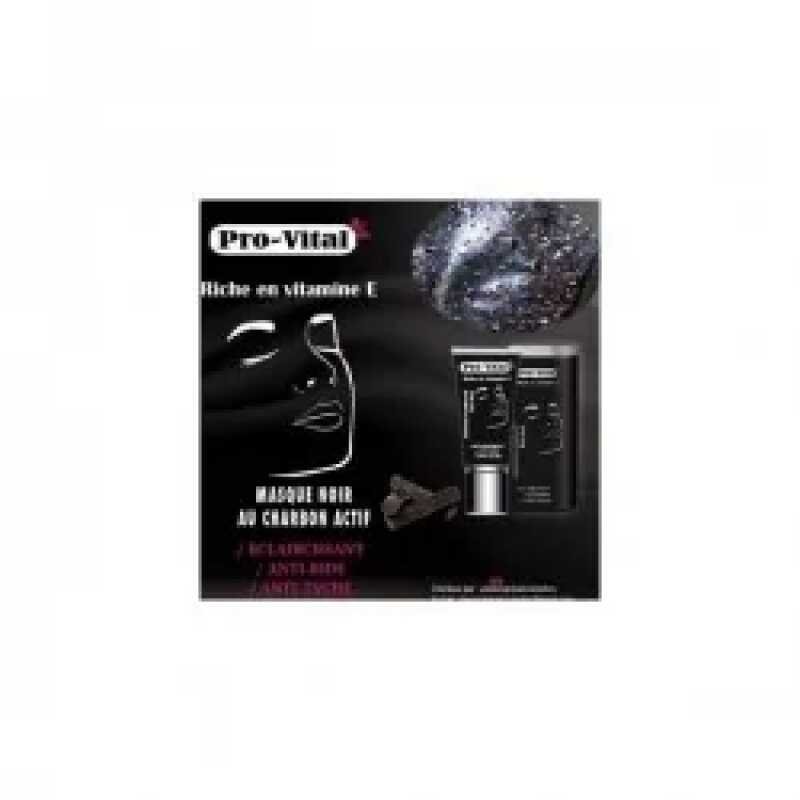 pro-vital masque noir au charbon actif 100ml