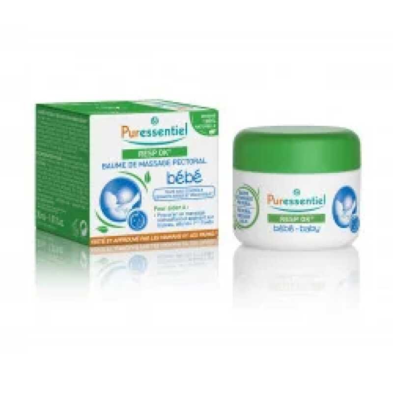 Puressentiel Baume de massage pectoral bebe resp OK 19 HE -30ml