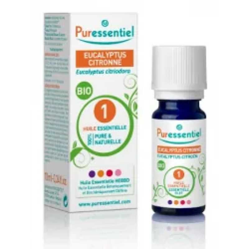 PURESSENTIEL HUILE ESSENTIELLE EUCALYPTUS CITRONNE BIO 10ML