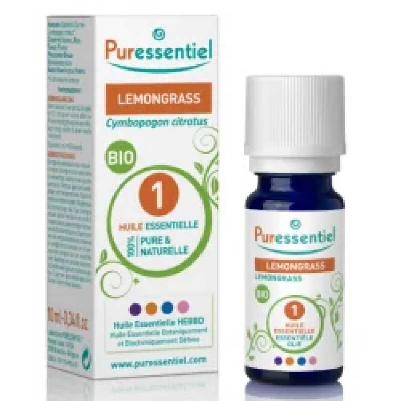 PURESSENTIEL HUILE ESSENTIELLE LEMONGRASS BIO - 10 ML