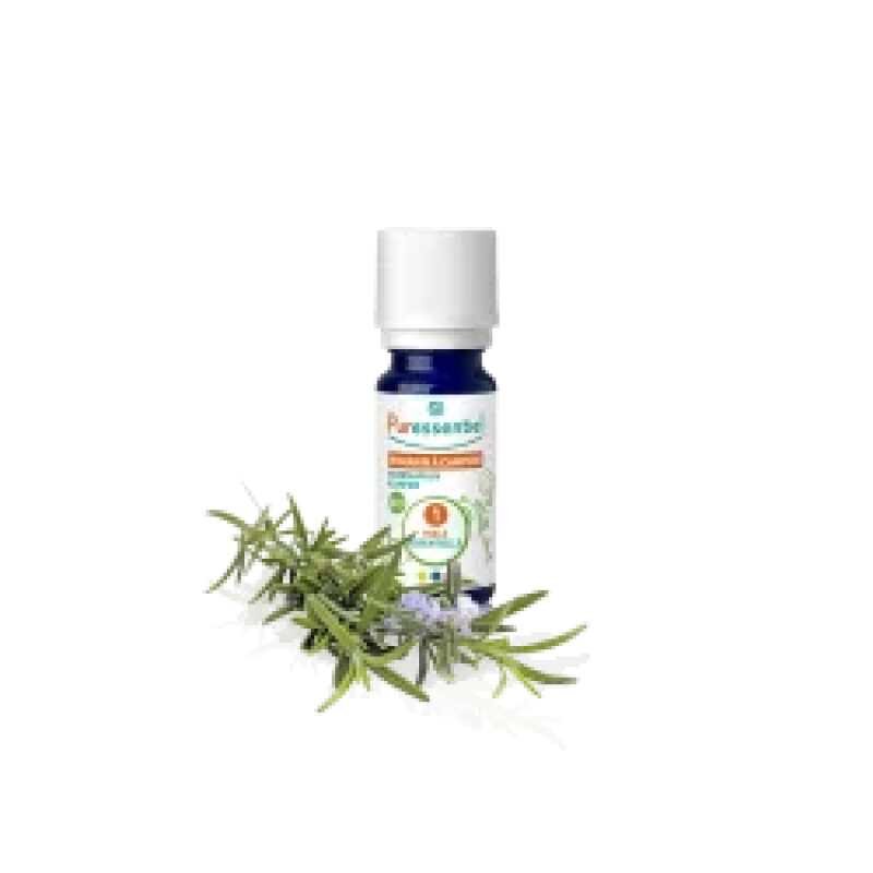 PURESSENTIEL HUILE ESSENTIELLE ROMARIN A CAMPHRE BIO 10ML