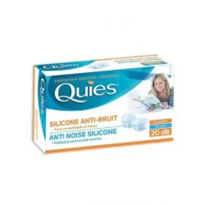 Quies Protection auditive en Silicone anti-bruit confort et discretion 3 Paires