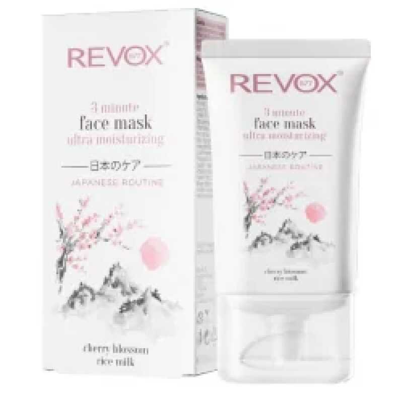REVOX B77 JAPANESE RITUAL 3 MINUTE ULTRA MOISTURIZING FACE MASK, 30 ml