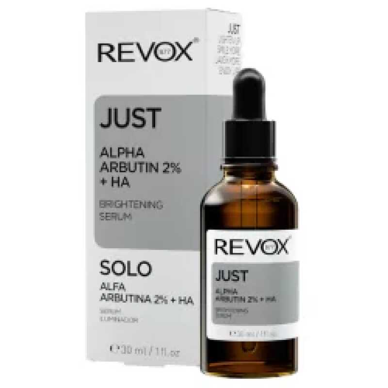 REVOX B77 JUST ALPHA ARBUTIN 2% + HA BRIGHTENING SERUM, 30ml