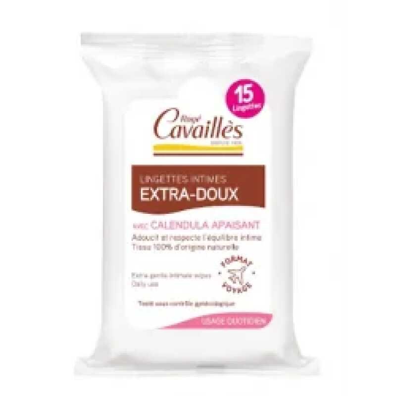 ROGE CAVAILLES LINGETTES EXTRA DOUCES 15 U