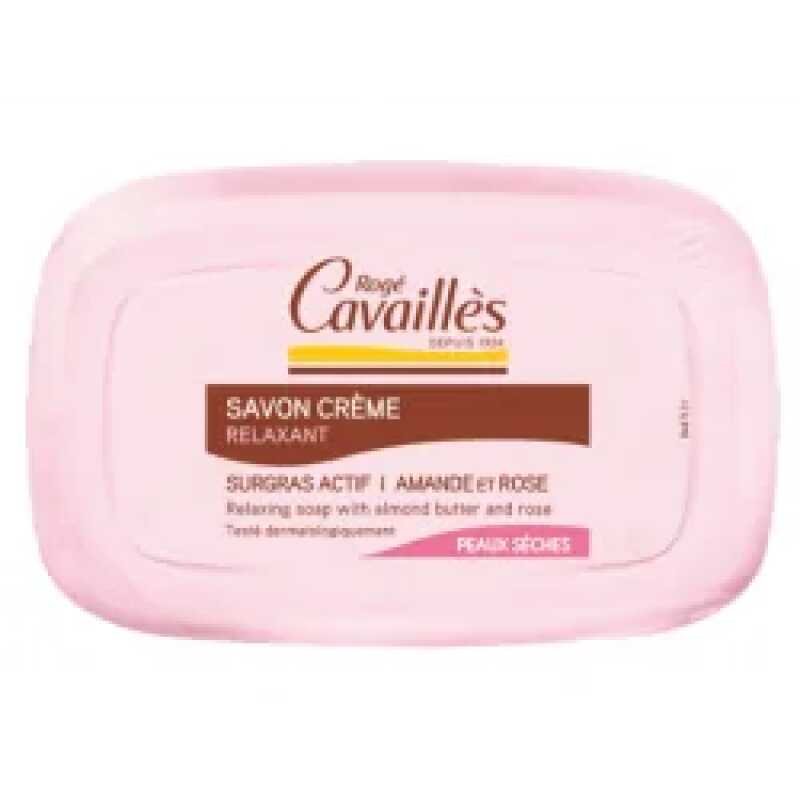 ROGE CAVAILLES SAVON CREME BEURRE D'AMANDE ET ROSE 115G