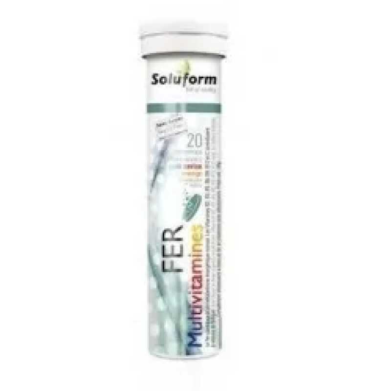 SOLUFORM FER MULTI VITAMINES 20 COMPRIMES