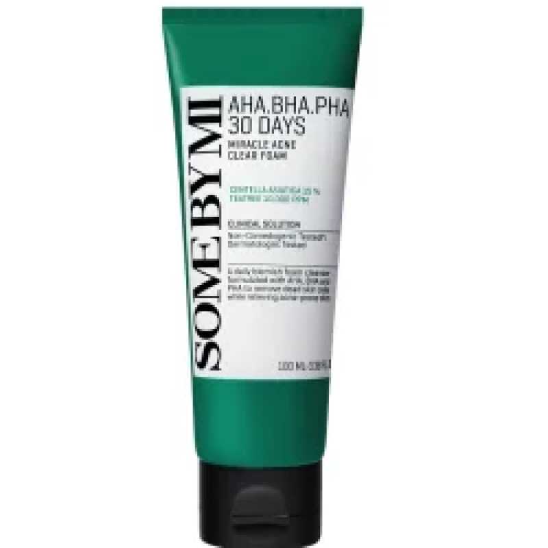 SOME BY MI AHA. BHA. PHA 30 DAYS MIRACLE ACNE CLEAR FOAM 100ML