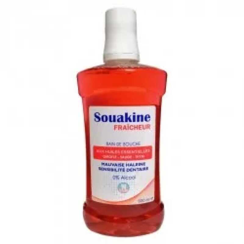 SOUAKINE BAIN DE BOUCHE FRAICHEUR AUX HUILES ESSENTIELS 500ML