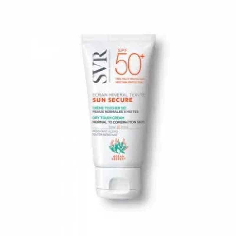 SVR 50+ SUN SECURE ECRAN MINERAL TEINTE 50ml Peaux Intolerantes normales a mixtes