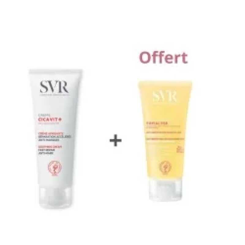 SVR CICAVIT + CREME APAISANTE 100ML + TOPIALYSE HUILE LAVANTE 50ML Offert