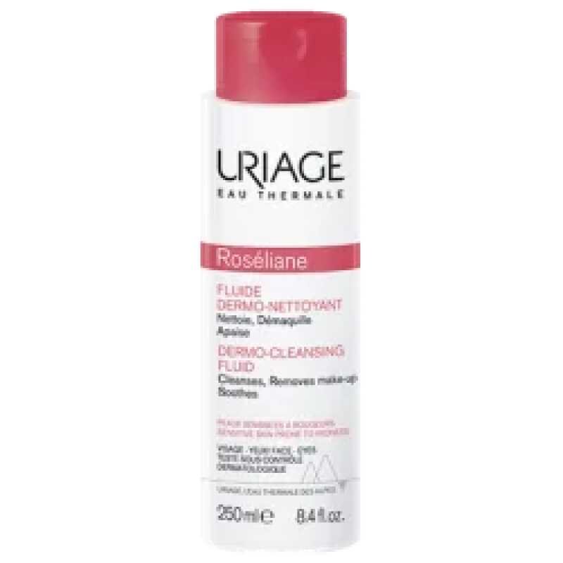 URIAGE ROSELIANE FLUIDE DERMO-NETTOYANT APAISANT 250ml Nettoie - Demaquille - Apaise