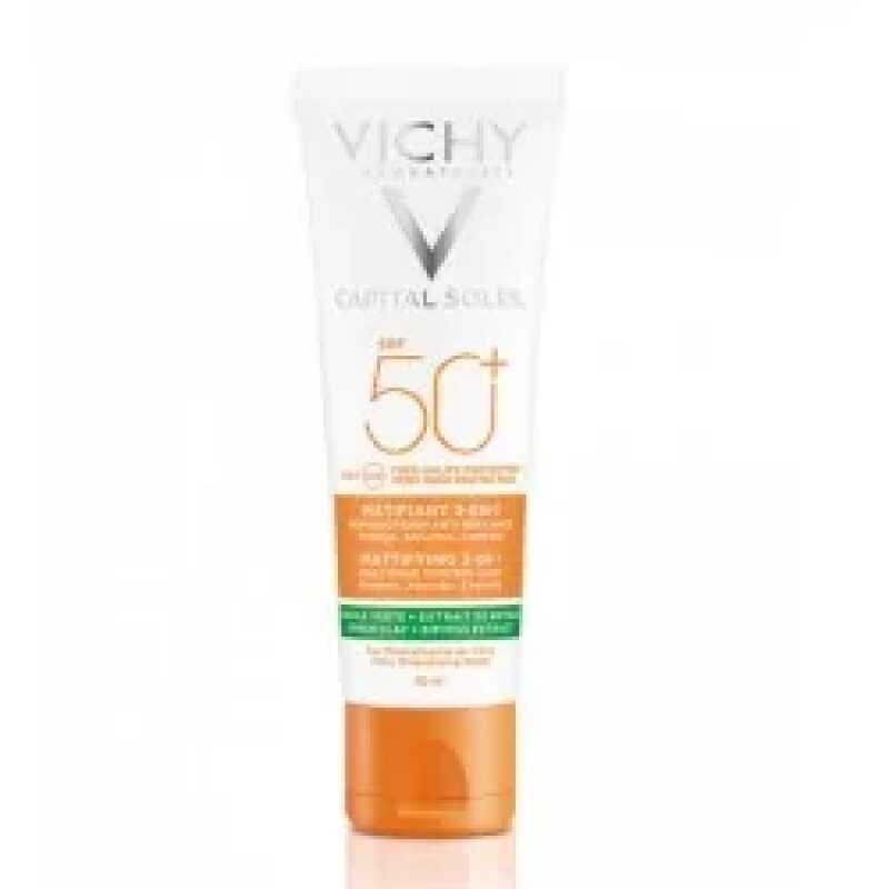 Vichy CAPITAL SOLEIL Matifiant 3-en-1 SPF 50+ Creme solaire