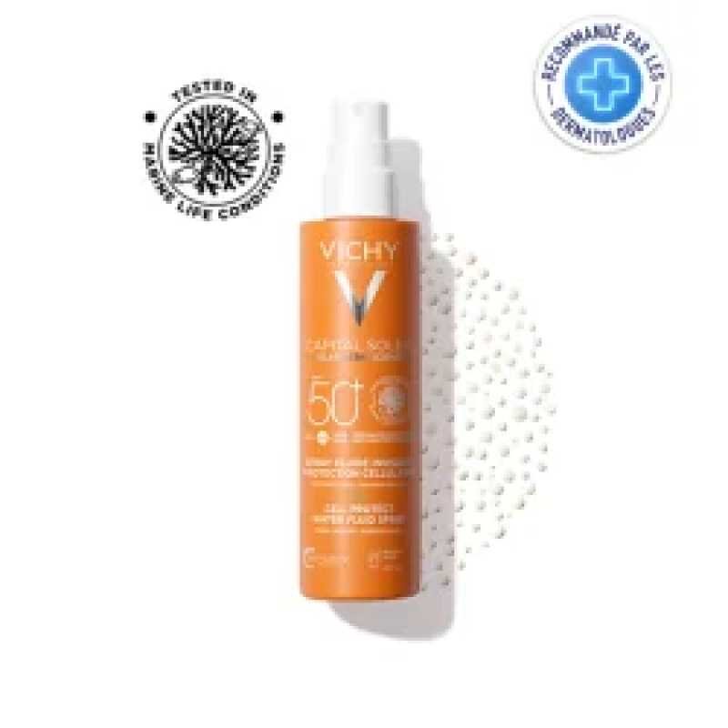 VICHY CAPITAL SOLEIL SPF50+ SPRAY FLUIDE INVISIBLE PROTECTION CELLULAIRE 200ML