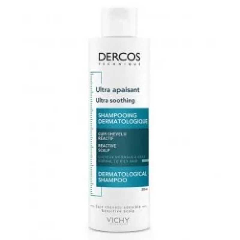 VICHY DERCOS ULTRA APAISANT SHAMPOOING SANS SULFATE CHEVEUX GRAS 200 ML