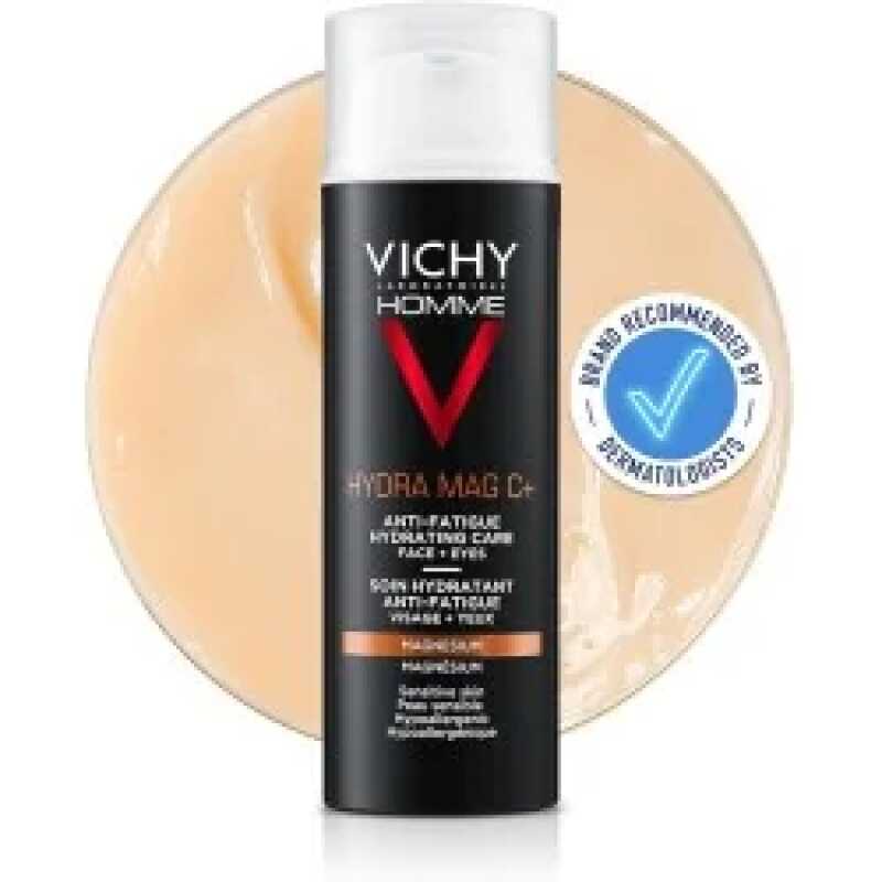 VICHY HOMME HYDRA MAG C 50ml Soin Hydratant Anti-Fatigue