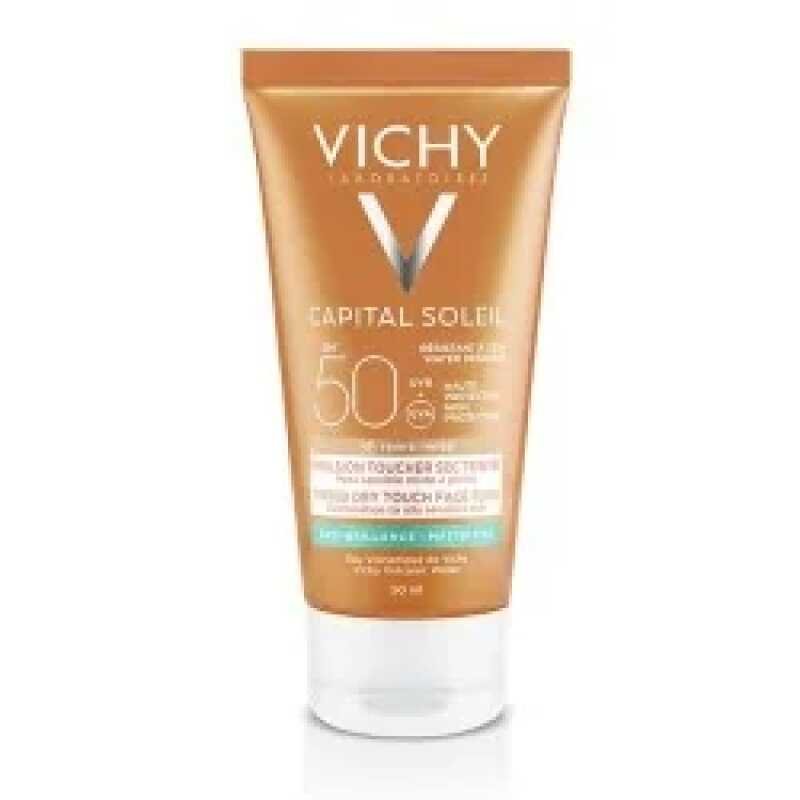 Vichy Capital Soleil CREME ANTI-BRILLANCE TEINTEE TOUCHER SEC 50 ML
