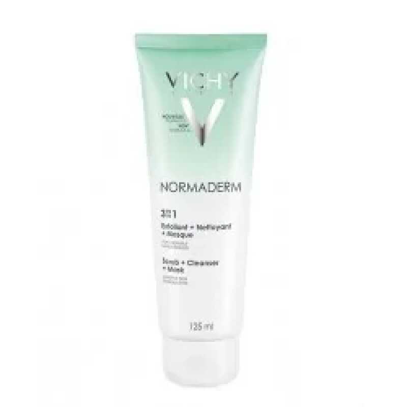 VICHY NORMADERM 3EN1 EXFOLIANT et  NETTOYANT+MASQUE 125ML