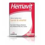 Vitabiotics  Hemavit Fer Sante et Vitalite 30 capsules