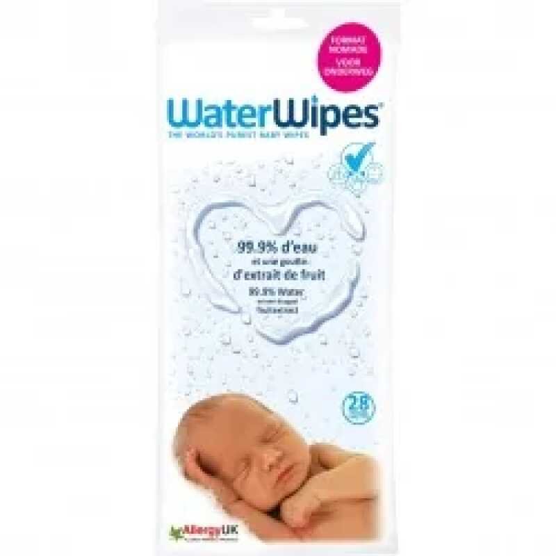 WATERWIPES Lingettes bebe 28 Pieces