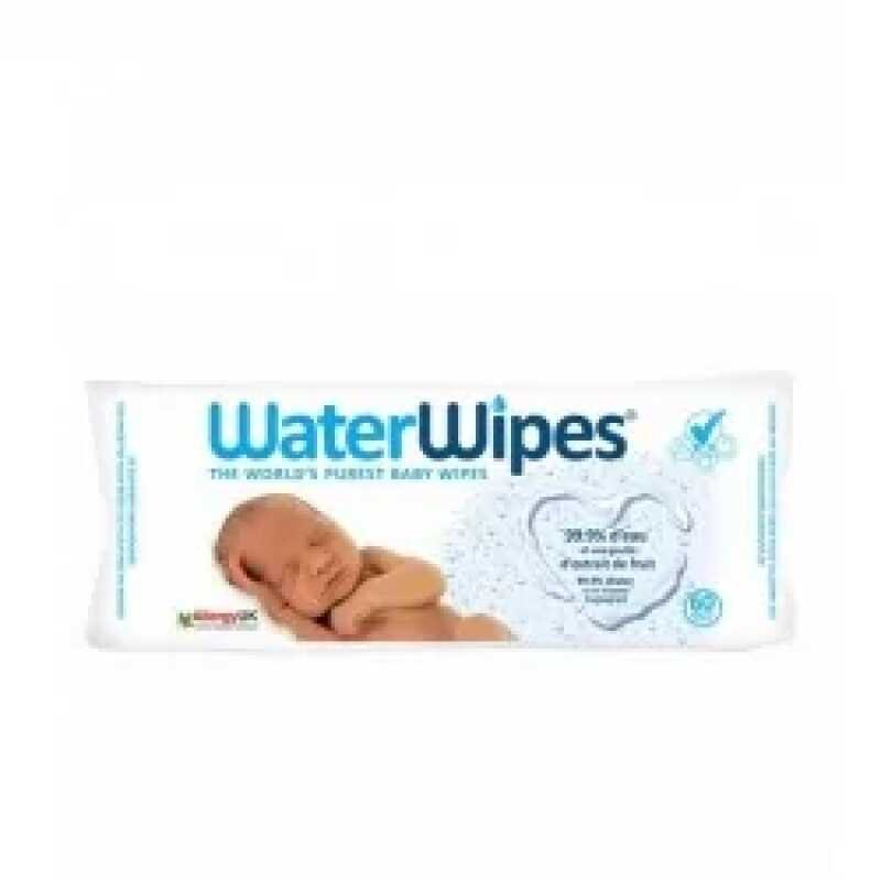 WATERWIPES Lingettes bebe 60 Pieces